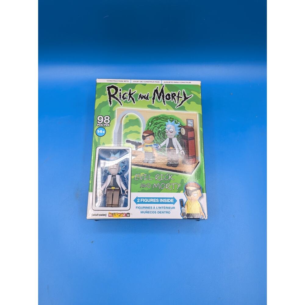 McFarlane Toys Rick and Morty Evil Rick and Morty Construction Set 98 pcs Sealed